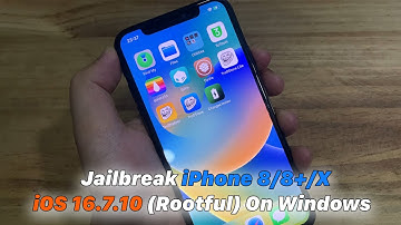 Jailbreak iPhone 8/8+/X | iOS 16.7.10 (Rootful) op Windows