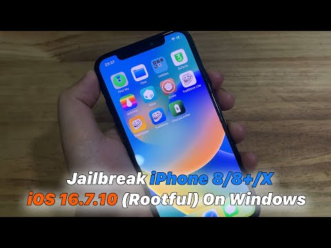 Jailbreak iPhone 88+X | iOS 16.7.10 (Rootful) On Windows