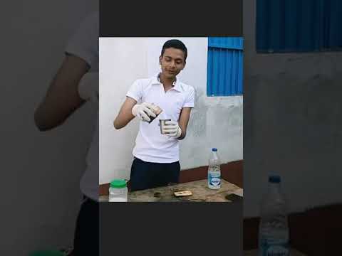 Making Sodium hydroxide (Caustic soda) by electrolysis || Amazing experiment at home || science