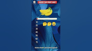 Guess the Fruit quiz | Part - 9 | Comment how many did you get right? #guess #fruit #fruits #shorts