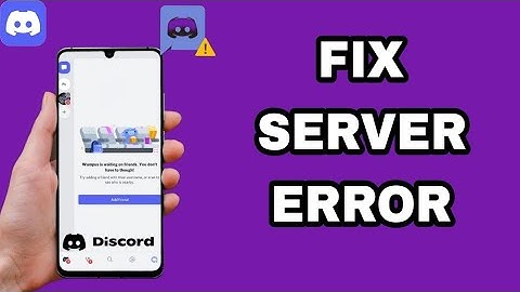 How To Fix And Solve Server Error On Discord App | Final Solution