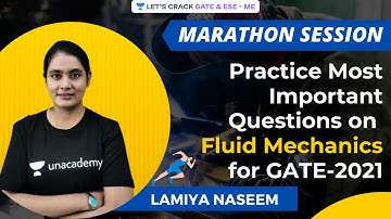 Practice Most Important Questions on Fluid Mechanics | GATE & ESE | Lamiya Naseem