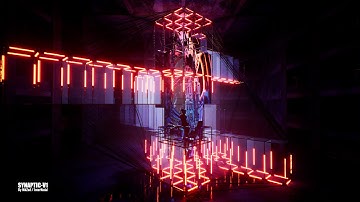 SYNAPTIC_V1A kinetic architecture of sound, light, and visual by NikZad / Studio InterNodal