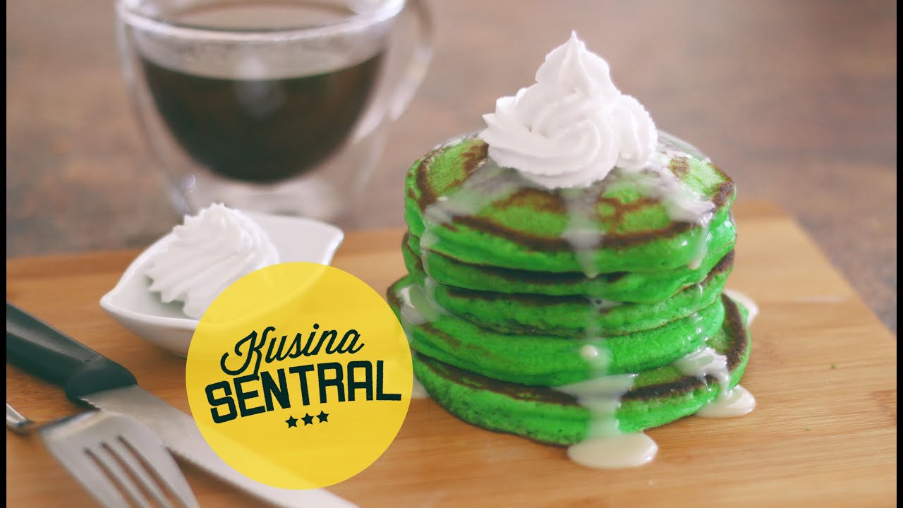 PANDAN PANCAKES | NEW FILIPINO COOKING CHANNEL | Kusina Sentral - YouTube