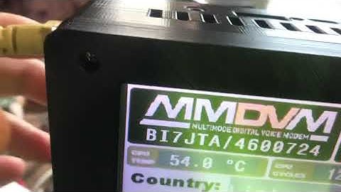 MMDVM work in D-STAR 7inch Display, Part2