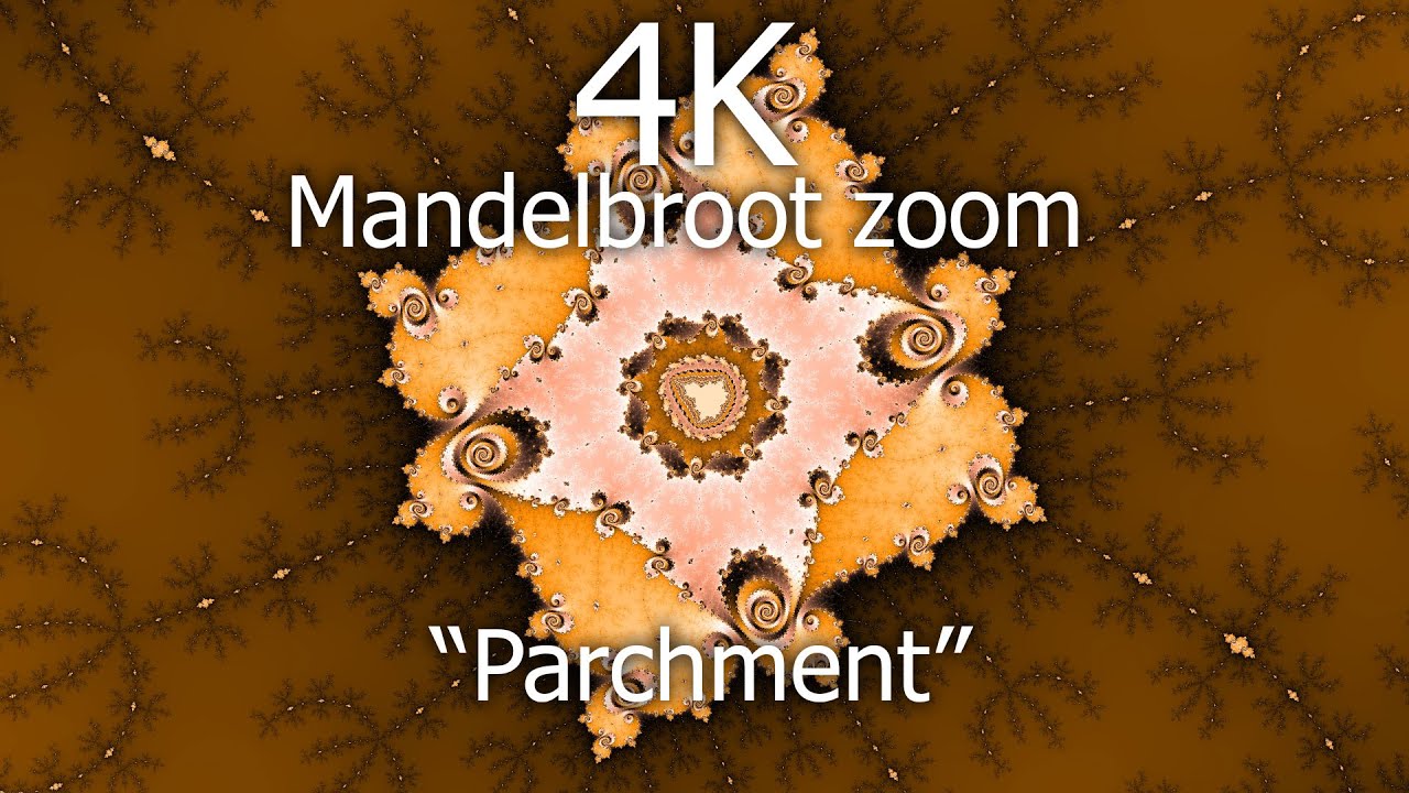 4K Mandelbrot zoom | Parchment - YouTube