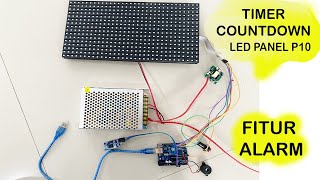 TIMER COUNTDOWN INTERFACE P10 ALARM ARDUINO Profile