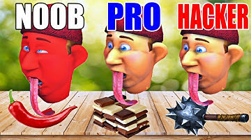 NOOB vs PRO vs HACKER - LICK RUNNER