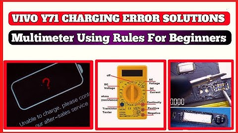 Vivo Y71 Charging Error Solution|Fault Finding Step By Step|Multimeter Using right rules By MIJANUR
