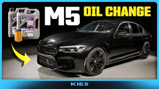 BMW F90 M5 Oil Change DIY (2017-2024) + RESET THE OIL LIGHT by Kies Motorsports 8,155 views 4 months ago 6 minutes