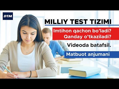 Video: Milliy reestr testi nima?