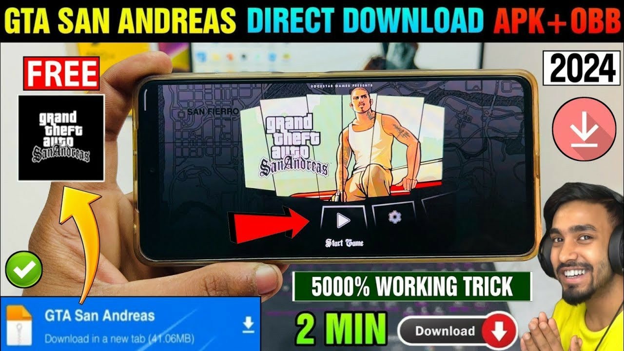 GTA SAN ANDREAS DOWNLOAD ANDROID 2024 | GTA SAN ANDREAS DOWNLOAD PLAY ...