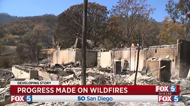 Firefighters Make Progress On California Wildfires