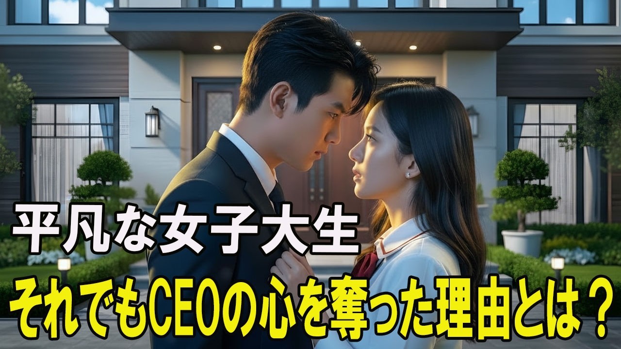 【感動する話】一目惚れした相手は、ただの女子大生。しかし彼女はCEOの“運命”だった。