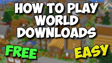 How To Play Minecraft World Downloads + Convert Worlds FOR FREE (Java, Bedrock, Console)