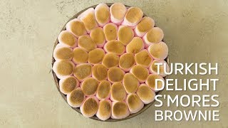 Turkish Delight S'mores Brownie