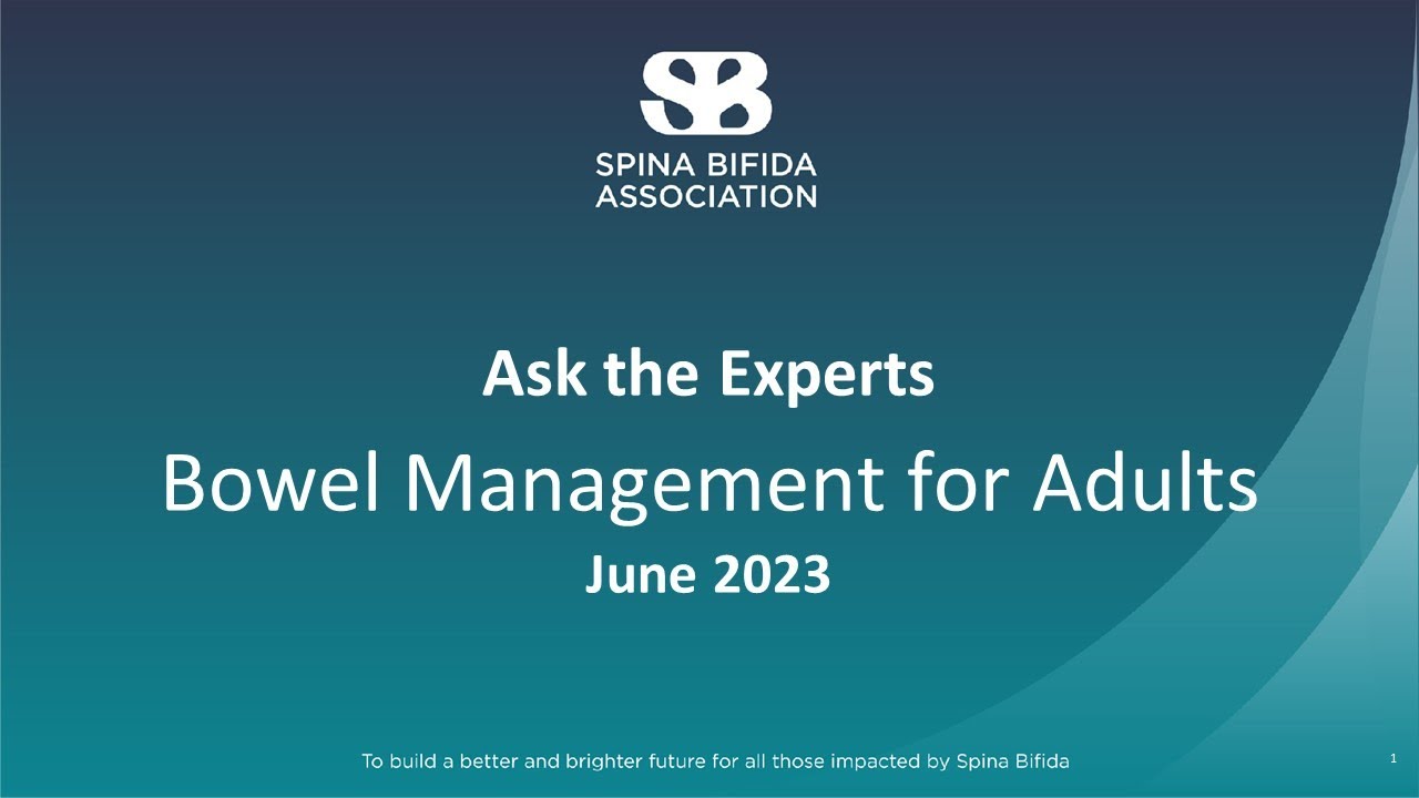 Ask the Expert: Bowel Management for Adults - YouTube