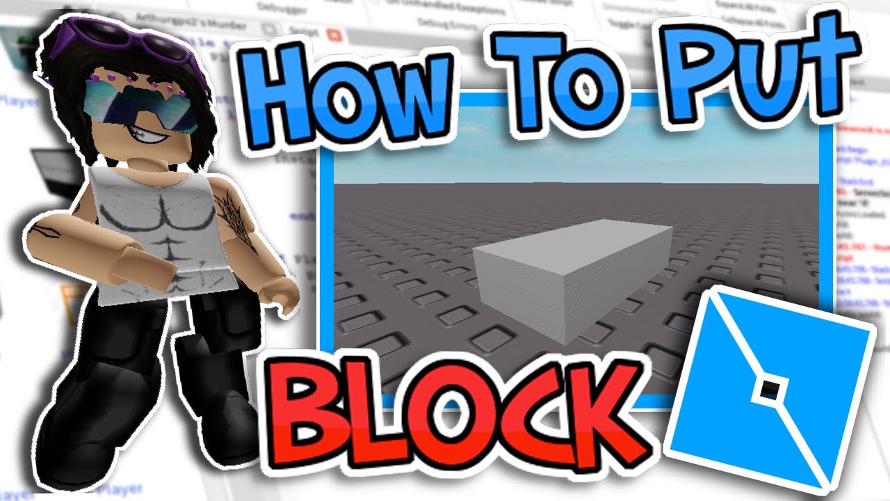 How To Put A Block In Roblox Studio 2020 Easy Youtube