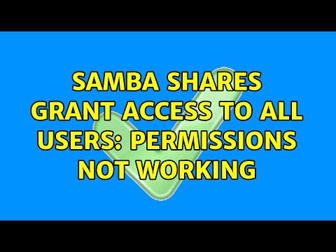 Samba shares grant access to all users: permissions not working