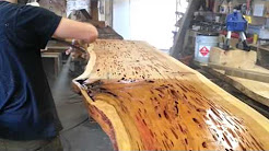 Pecky Cypress Tables