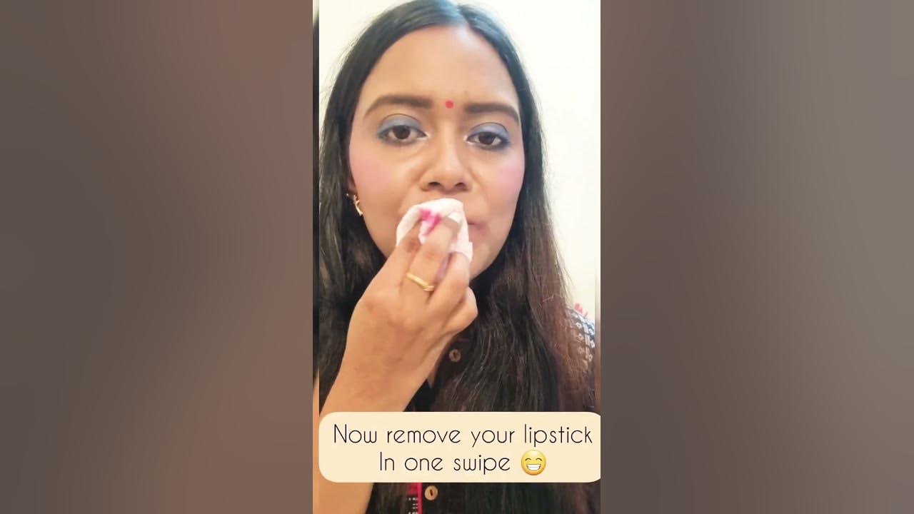 Lipstick removal hack makeup makeupworld makeuptutorial YouTube