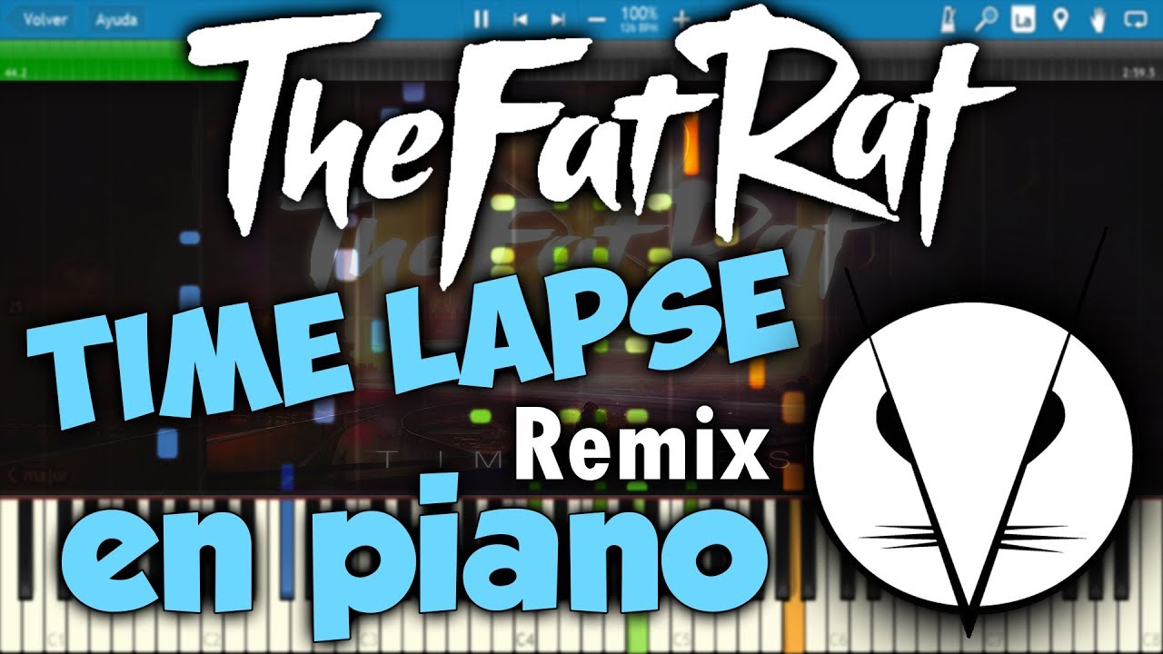Canción de Time lapse  - TheFatRat en piano