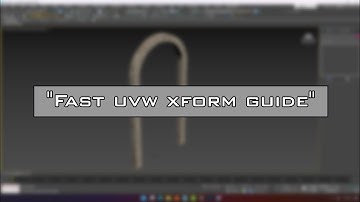How to Create UV Arch with UVW Xform in 3D Modeling | Quick Tutorial