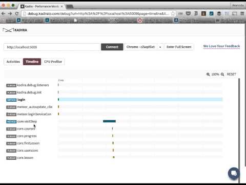Inspect Meteor DDP with Kadira Debug Timeline