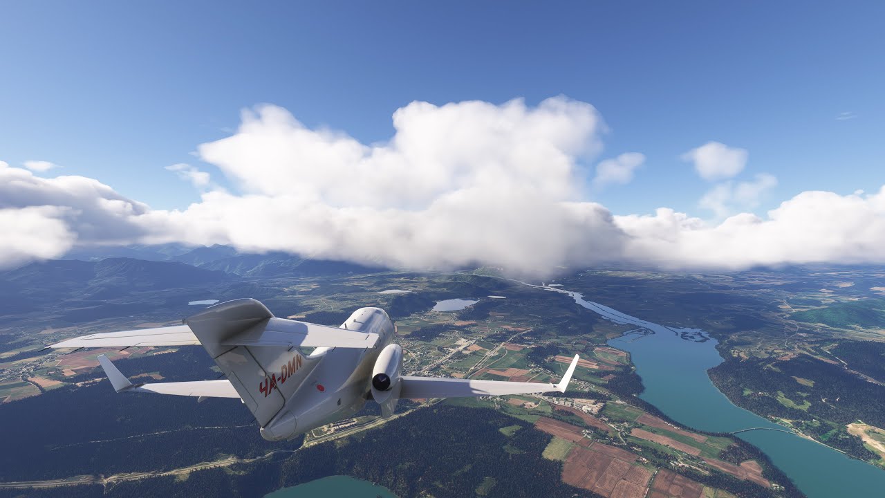 MSFS 2024 Budapest (LHBP) - Klagenfurt (LOWK) full flight HA420 HondaJet BeyondATC premium voices