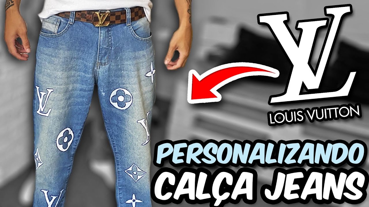 COMO PERSONALIZAR CALÇA JEANS 