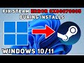 Fix Steam Error 0x80070005 Access Denied During Game Installs on Windows 11/10