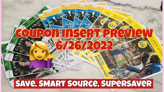 6/26/22 EARLY COUPON INSERTS PREVIEW | WHAT COUPONS ARE WE GETTING? #couponing #couponpreview