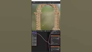 Como hacer un Arco romano en 3D  #blender #shorts