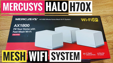 MERCUSYS 💥 Halo H70X 🔥 Mesh WiFi System ✅