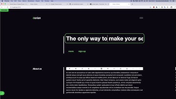 Gatsby Portfolio Premium Theme Preview - Dorian