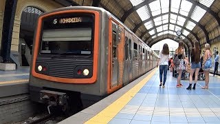 Athens Metro Ride Line 1 Piraeus - Kifissia World's Oldest Metro #8