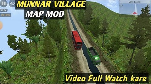 Map Mod Bussid 4.2 - Released Munnar Village Road map Mod For Bus Simulator Indonesia।Bussid Mod Map