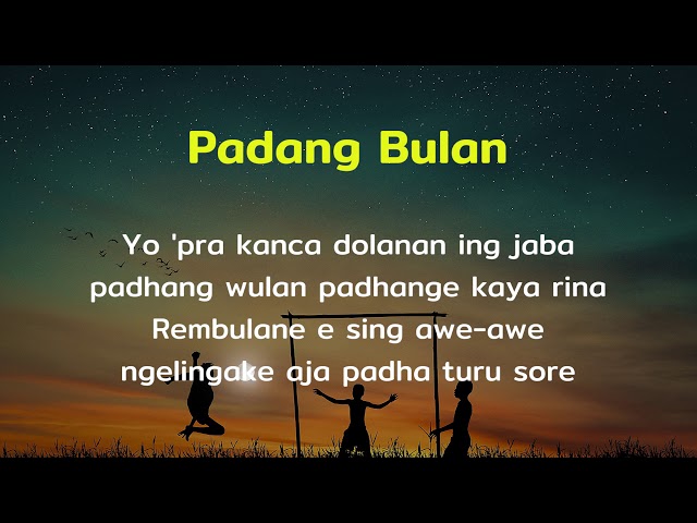 Padang Bulan Lirik Karaoke tanpa vocal class=