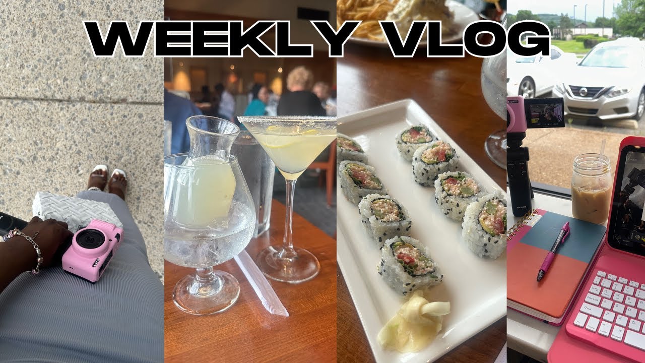 WEEKLY VLOG| content day+ lit nights+ getting my life together+ more ...