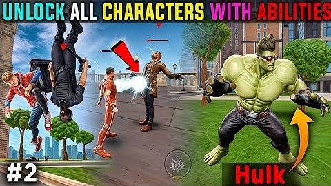 Spider Fighter 3  Part 1 3 New Characters Unlocked (iOS,Android)