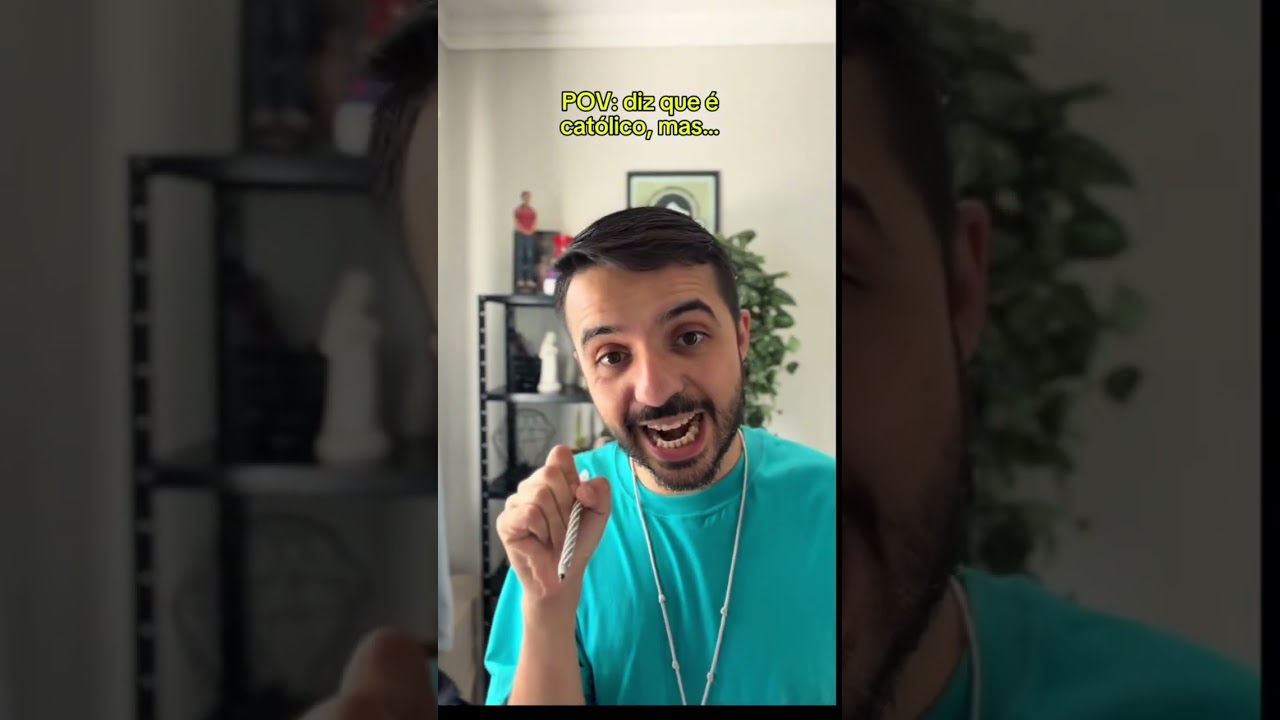 POV: diz que é CATÓLICO, mas… 🏃🏻💨