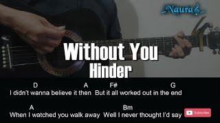 Hinder - Without You Guitar Chords Lyrics