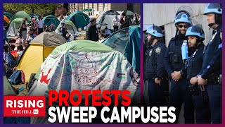 Pro-Palestine, Israel Protests SPREADING Like Wildfire At US Colleges