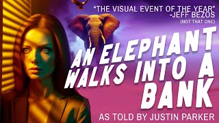 AN ELEPHANT WALKS INTO A BANK