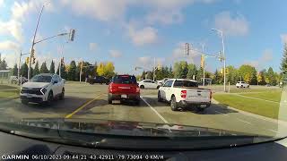 Easy Route! Pass Oakville G Road Test in first attempt!  Real Test Video using Dashcam