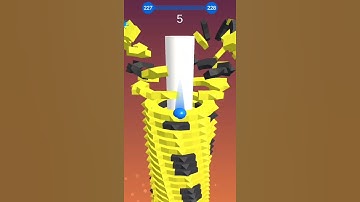 Stack Ball 3D Game | Level 227 | Play Stack Ball Game In Fast Speed | Stack Ball Game YouTube Short
