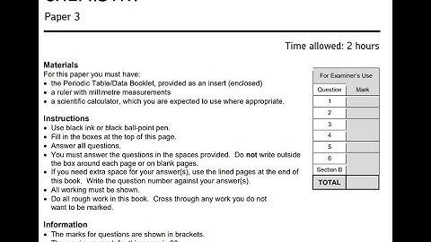 AQA A LEVEL CHEMISTRY 2021 PAPER 3 WALKTHROUGH MULTIPLE CHOICE QUESTIONS ONLY