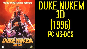 Duke Nukem 3D (1996) - DOS Gameplay Video (PC MS-DOS)