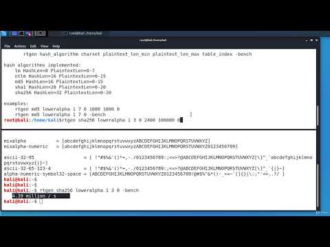 Cracking Hashes Using
