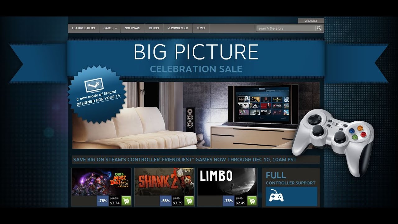 Steam overlay big picture фото 74